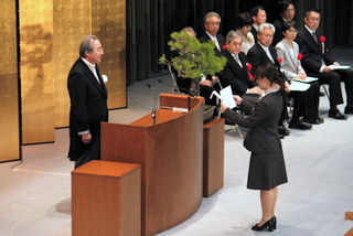 入学者宣誓の様子