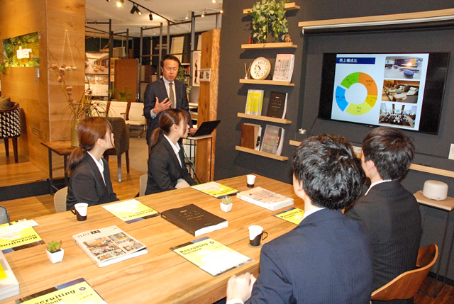 業務用家具の大手メーカー(株)オリバーの企業訪問