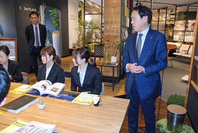 業務用家具の大手メーカー(株)オリバーの企業訪問