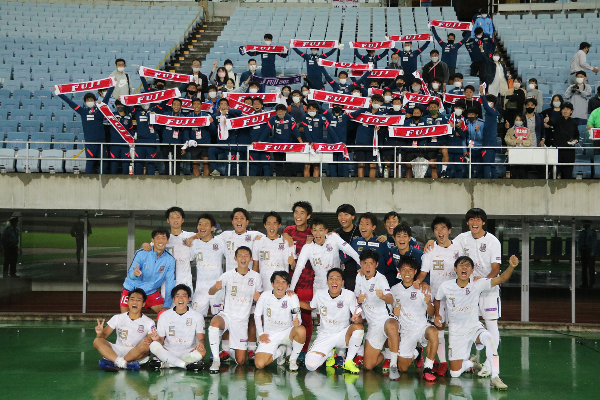 サッカー部が天皇杯jfa全日本サッカー選手権大会2回戦で勝利しました 新着情報 富士大学