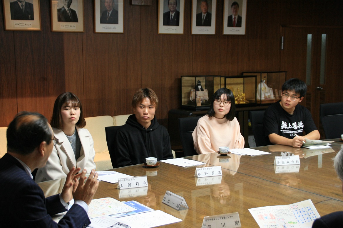 市長との懇談