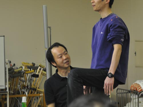 参加の方への実技指導