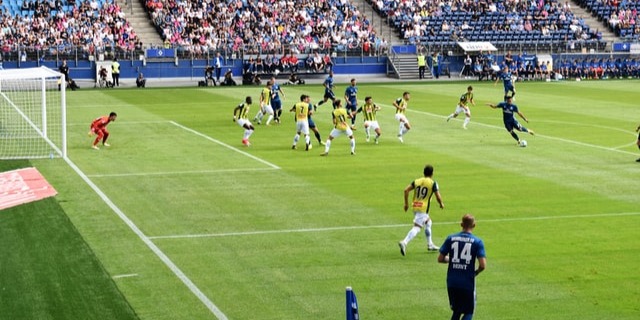 サッカーの試合