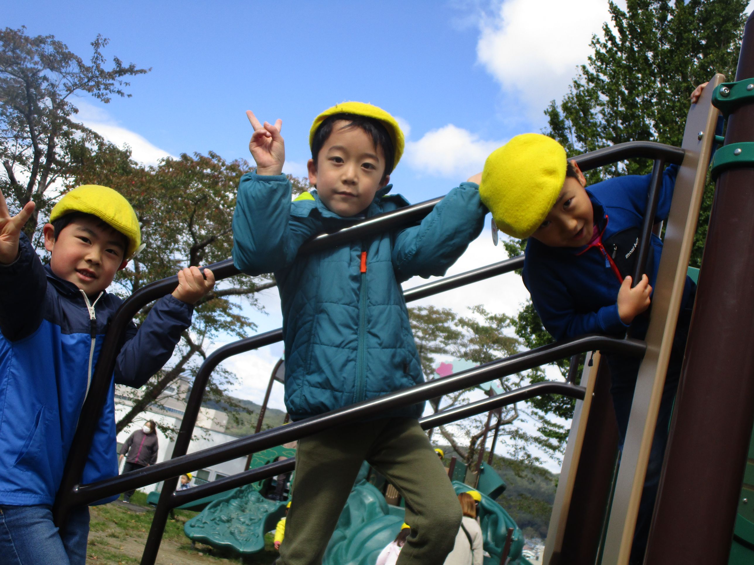 男の子3人