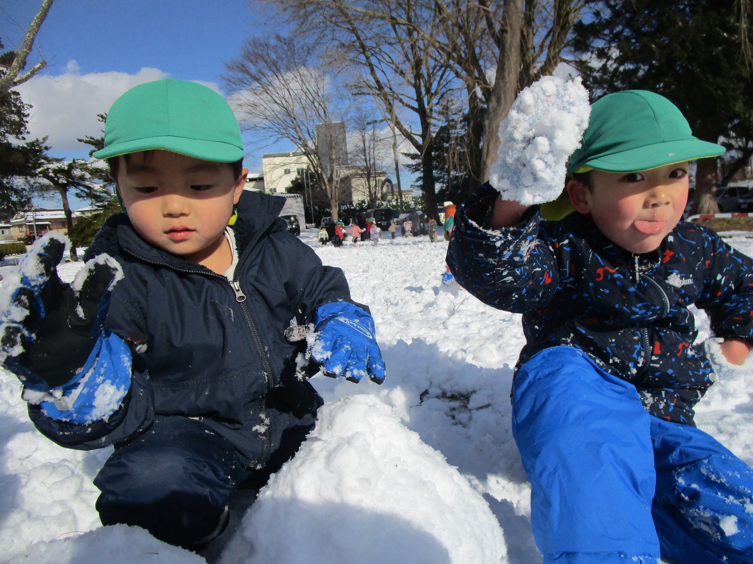 雪遊び ４歳児 久慈幼稚園 News