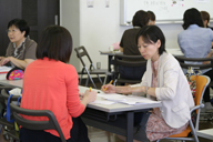 個別研究相談の様子