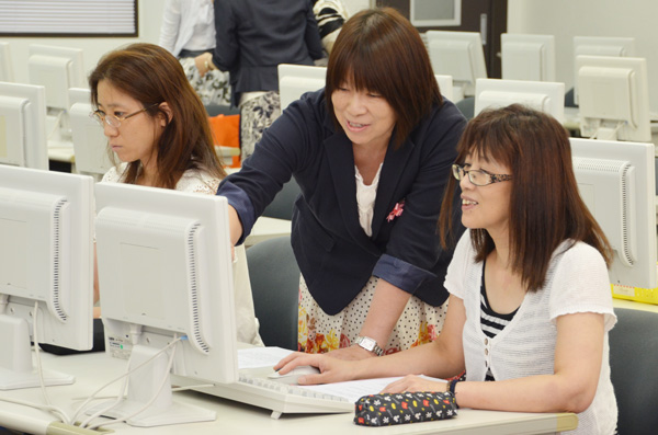パワーポイントの操作を学びました