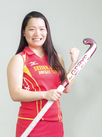 梶原 里奈選手(人間学部4年生)