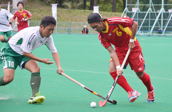 決勝ゴールを挙げた亀崎選手