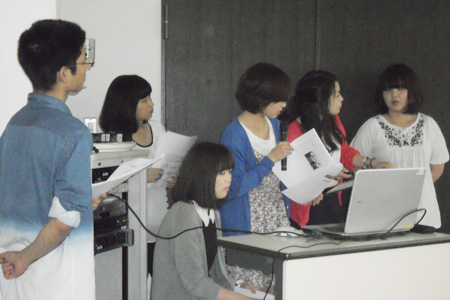自分たちの学びの発表