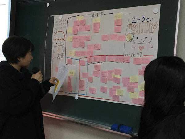 成長・発達の学びの発表