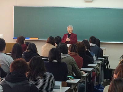学長より激励のお言葉