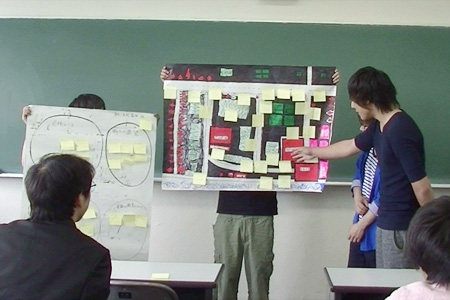 それぞれに工夫をこらした地図を作成しました