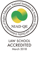 大学改革支援・学位授与機構による法科大学院認証評価結果について (大学の財務及び自己点検・評価活動状況)